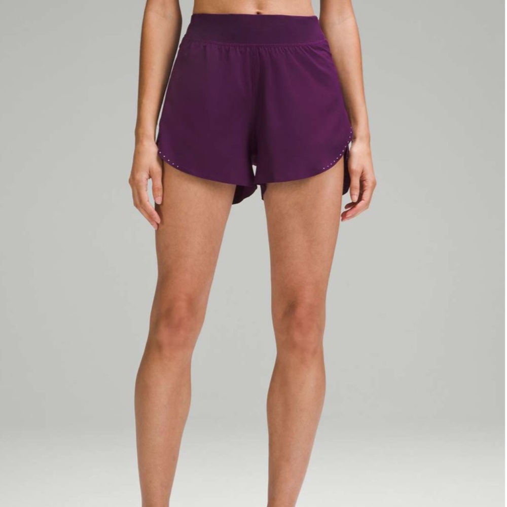 NWT Lululemon Fast and Free Reflective High-Rise Classic-Fit Short 3"